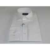 Mens 100% Cotton Shirt From Turkey Manschett by Quesste Slim Fit 4029 - 01 White - J.Valintin Men's Wear Legend - 96849