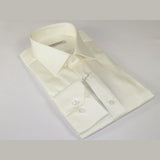 Mens 100% Italian Sheen Cotton Shirt High Quality SORRENTO Turkey 4791 Ivory - J.Valintin Men's Wear Legend - 96805