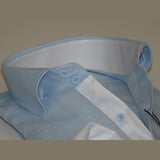 Mens 100% Linen Summer Shirt J.Valintin Turkey - Usa Axxess Style OBR78 - 09 Blue - J.Valintin Men's Wear Legend - 8597