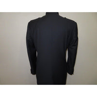 Mens APOLLO KING Banded Collarless suit Chinese Mandarin Wide leg AG92 navy blue - J.Valintin Men's Wear Legend - 31670