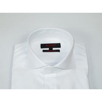 Men's Axxess Turkey Shirt 100% Egyptian Cotton High Collar 224 - 03 White Pique - J.Valintin Men's Wear Legend - 224 - 03 white - M