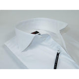 Men's Axxess Turkey Shirt 100% Egyptian Cotton High Collar 224 - 03 White Pique - J.Valintin Men's Wear Legend - 224 - 03 white - M