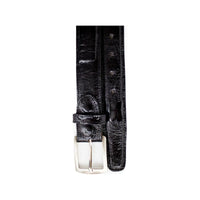 Men's Belvedere Belt Genuine Ostrich Leg up to Size 44 Style 2000 Black - J.Valintin Men's Wear Legend - 2000 OSTRICH LEG Black _44