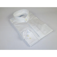 Mens CEREMONIA Pastor Shirt 100% Cotton Turkey Banded Collar #stn 13hyk White - J.Valintin Men's Wear Legend - 97110