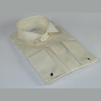 Mens CEREMONIA Tuxedo Formal Shirt 100% Cotton Turkey Slim Fit #stn 17 aty ivory - J.Valintin Men's Wear Legend - 96979