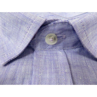 Men's Ciazzo Turkey 100% Linen Breathable Shirt Short Sleeves #Linen 65 Lavender - J.Valintin Men's Wear Legend - 101087