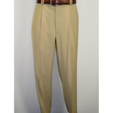 Men's Dress Pants Inverted double pleats sp3000 Beige size 32 - J.Valintin Men's Wear Legend - 8373