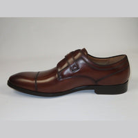 Men's Dress Shoes STEVE MADDEN Soft Leather upper Buckle Strap COVET Cognac - J.Valintin Men's Wear Legend - 100803