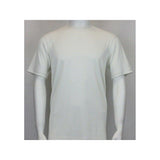 Mens Dressy T - Shirt LOG - IN UOMO Soft Crew Neck Corded Short Sleeves 218 Ivory - J.Valintin Men's Wear Legend - 2250