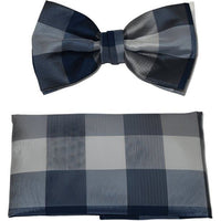 Men's Fancy Bow Tie/Hankie Set By J.Valintin Soft Microfiber Silky JVBT - 19 - J.Valintin Men's Wear Legend - JVBT - 19