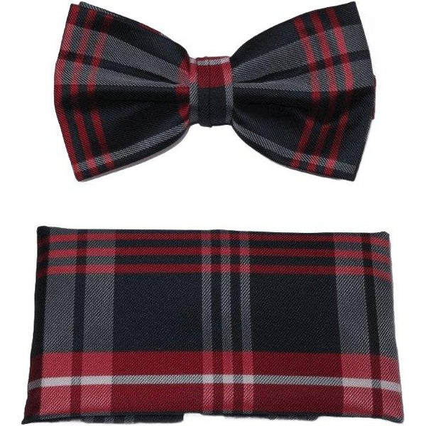 Men's Fancy Bow Tie/Hankie Set By J.Valintin Soft Microfiber Silky JVBT - 26 - J.Valintin Men's Wear Legend - JVBT - 26