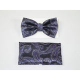 Men's Fancy Bow Tie/Hankie Set By J.Valintin Soft Microfiber Silky JVBT - 31 - J.Valintin Men's Wear Legend - JVBT - 31