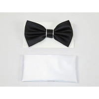 Men's Fancy Bow Tie/Hankie Set By J.Valintin Soft Microfiber Silky JVBT - 33 - J.Valintin Men's Wear Legend - JVBT - 33