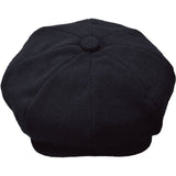 Mens Fashion Classic Flannel Wool Apple Cap Hat by Bruno Capelo ME900 Black - J.Valintin Men's Wear Legend - ME900 - Black - S