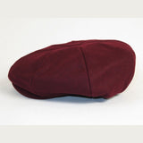 Mens Fashion Classic Flannel Wool Apple Cap Hat by Bruno Capelo ME906 Burgundy - J.Valintin Men's Wear Legend - 98155