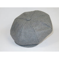 Mens Fashion Classic Flannel Wool Apple Cap Hat by Bruno Capelo ME907 Gray - J.Valintin Men's Wear Legend - ME907 - Gray - S