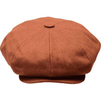 Mens Fashion Classic Flannel Wool Apple Cap Hat by Bruno Capelo ME908 Brandy - J.Valintin Men's Wear Legend - ME908 - Brandy - S