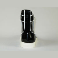 Mens High Top Shoes By FIESSO AURELIO GARCIA, Shiny Patent Leather 2416 Black - J.Valintin Men's Wear Legend - 95078