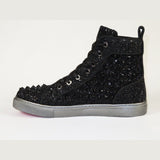 Mens High Top Shoes By FIESSO AURELIO GARCIA ,Spikes Rhine stones 2409 Black - J.Valintin Men's Wear Legend - 95023