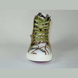 Mens High Top Shoes FIESSO by AURELIO GARCIA Chain Medusa Celebrity 2421 White - J.Valintin Men's Wear Legend - 95109