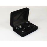 Men's J.Valintin Tuxedo Shirt Cufflinks Stud Set Black Silver 92565 - J.Valintin Men's Wear Legend - 92565