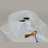 Mens long sleeves Cotton Shirt French Cuffs Wrinkle Resistance ENZO 61102 White - J.Valintin Men's Wear Legend - 389