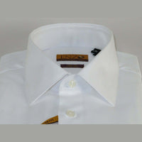 Mens long sleeves Cotton Shirt French Cuffs Wrinkle Resistance ENZO 61102 White - J.Valintin Men's Wear Legend - 389