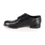 Mens Madison Anaconda Print Leather Stacy Adams Shoes Black 00055 - 001 - J.Valintin Men's Wear Legend - 00055_001_7