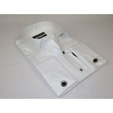 Men's Makrom Turkey Formal Tuxedo Shirt Cotton Lay - down 5676 - 420 White - J.Valintin Men's Wear Legend - 74223