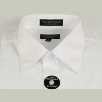 Mens Milani dress shirt cotton Blend easy wash long sleeves white French Cuffs - J.Valintin Men's Wear Legend - 19651