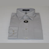 Mens Milani dress shirt soft cotton Blend easy wash business long sleeves Gray - J.Valintin Men's Wear Legend - 17419