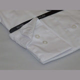 Mens Milani dress shirt soft cotton Blend easy wash business long sleeves white - J.Valintin Men's Wear Legend - 1353