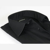 Mens Mondego 100% Cotton Dress Formal Classic shirt Long Sleeves sn300 black New - J.Valintin Men's Wear Legend - 4257