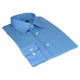 Mens Mondego Stretch Cotton Blend Dress Classic shirt Long Sleeves SN2400 Blue - J.Valintin Men's Wear Legend - 4276