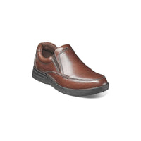 Men's Nunn Bush Cam Moc Toe Slip On Walking Shoes Cognac Tumbled 84696 - 222 - J.Valintin Men's Wear Legend - 84696 - 222_7_M