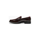 Men's Nunn Bush Lincoln Moc Toe Penny Loafer Shoes Leather Burgundy 85538 - 641 - J.Valintin Men's Wear Legend - 85538 - 641_7_M