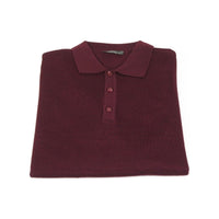 Mens PRINCELY Soft Merinos Wool Sweater Knits Lightweight Polo 1011 - 40 Burgundy - J.Valintin Men's Wear Legend - 96610