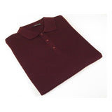 Mens PRINCELY Soft Merinos Wool Sweater Knits Lightweight Polo 1011 - 40 Burgundy - J.Valintin Men's Wear Legend - 96610