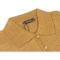 Mens PRINCELY Soft Merinos Wool Sweater Knits Lightweight Polo 1011 - 40 Cognac - J.Valintin Men's Wear Legend - 96594