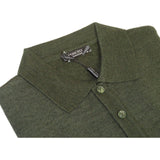 Mens PRINCELY Soft Merinos Wool Sweater Knits Lightweight Polo 1011 - 40 Green - J.Valintin Men's Wear Legend - 96590