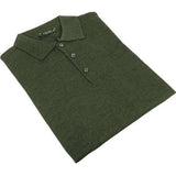 Mens PRINCELY Soft Merinos Wool Sweater Knits Lightweight Polo 1011 - 40 Green - J.Valintin Men's Wear Legend - 96590