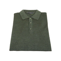 Mens PRINCELY Soft Merinos Wool Sweater Knits Lightweight Polo 1011 - 40 Green - J.Valintin Men's Wear Legend - 96590