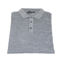 Mens PRINCELY Soft Merinos Wool Sweater Knits Lightweight Polo 1011 - 40 Mid Gray - J.Valintin Men's Wear Legend - 96622