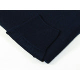 Mens PRINCELY Soft Merinos Wool Sweater Knits Lightweight Polo 1011 - 40 Navy Blue - J.Valintin Men's Wear Legend - 96630