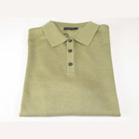 Mens PRINCELY Soft Merinos Wool Sweater Knits Lightweight Polo 1011 - 40 Olive - J.Valintin Men's Wear Legend - 96653