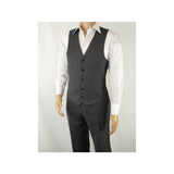 Men's RENOIR Vest Wool 140's Adjustable, Full Lining 508 - 3 Mid Gray - J.Valintin Men's Wear Legend - 80069