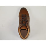 Men's Santino Luciano Ankle High Top Comfort Sneaker Dress Boot S - 2452 Cognac - J.Valintin Men's Wear Legend - S2452 - Cognac - 8.5