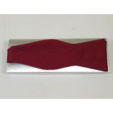 Men's Self Bow Tie By Hand J.Valintin Collection Solid Satin #92547 Wine - J.Valintin Men's Wear Legend - 92547