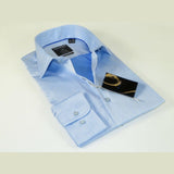 Men's Shirt Christopher Lena PROPER 100% Cotton Wrinkle Free P720SP0R Blue - J.Valintin Men's Wear Legend - 92430