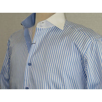 Mens Shirt J.Valintin Turkey Usa Egyption Cotton Axxess Style 1A19 - 68 Blue - J.Valintin Men's Wear Legend - 4879